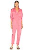 view 1 of 3 Paradise Utility Jumpsuit in Worn Pink