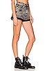 view 2 of 4 Le Loop Bandits High Waist Short in Rodeo Grey