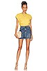 view 4 of 4 2020 Mini High Waist Denim Skirt in Rodeo Blue