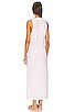 view 3 of 3 Button Down Linen Maxi Dress in White