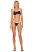 view 4 of 4 Lina Bikini Top in Black & Sand