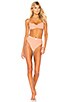 view 4 of 4 x WeWoreWhat Lydia Bikini Top in Nude