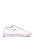 view 1 of 6 THE ROGER Advantage Sneaker in White & Lily