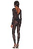 view 3 of 4 Gem Jumpsuit in Black & Multicolor Gems