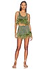 view 4 of 5 Lumiere Plumage Shorts in Green