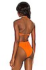 view 3 of 4 Eco Basic Balconette Bikini Top in Orange
