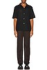 view 5 of 5 Box Short Sleeve Shirt in Black