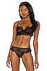 view 1 of 4 Layce Bra in Black Caviar