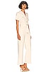 view 2 of 3 Anessa Puff Sleeve Jumpsuit in Quartz Sand