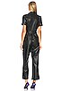 view 3 of 3 Anessa Short Sleeve Jumpsuit in Black