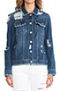 view 5 of 6 Heidi Oversized Jacket in Lombard Destructed