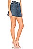 PAIGE Women's Aideen Denim Skirt With Cut-Out Detail - Cullin Wash