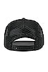 view 4 of 4 Curved Logo Mesh Cap in Black