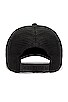 view 4 of 4 Curved Logo Mesh Cap in Black & White