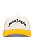 view 1 of 4 Curved Logo Mesh Cap in Ocher Yellow