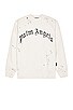 view 1 of 4 Glittered Logo Crewneck in Off White