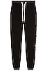 view 2 of 5 Side Logo Sweatpants in Black & White