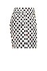 view 3 of 5 Damier Print Swimshort in Black & Red