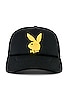 view 1 of 4 x Playboy Bunny Trucker Hat in Black