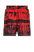 view 2 of 4 Teeth Workout Shorts in Red