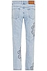 view 3 of 5 Special Printed Denim Pant in Washed