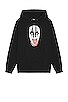 view 1 of 4 Mouth Hoody in Black