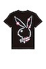 view 1 of 3 x Playboy Icy T-Shirt in Black