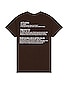 view 2 of 3 Vocabulary T-Shirt in Brown