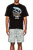 view 3 of 3 Fear Heavyweight T-Shirt in Black