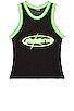 view 2 of 3 Grim Basketball Jersey in Black