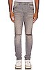 view 1 of 3 Jacquard Pant in Washed Grey