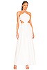 view 1 of 3 Halter Neck Cutout Jumpsuit in White