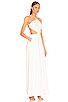 view 2 of 3 Halter Neck Cutout Jumpsuit in White