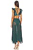 view 3 of 3 x Alessandra Ambrosio Belted Beach Dress in Palace Green