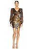 view 1 of 4 Metallic Mini Dress in Gold