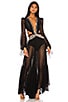 view 1 of 4 x REVOLVE Cutout Long Sleeve Gown in Black