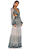 view 2 of 5 Ombre Lurex Cutout Maxi Dress in Cyan