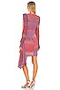 view 3 of 4 Ombre Lurex Mini Dress in Pink Multi