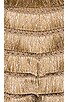 view 5 of 5 Metallic Fringe Shorts in Gold