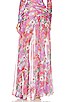 view 3 of 5 Printed High Slit Maxi Skirt in Pink Multi