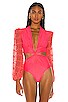 Crochet Sleeve Bodysuit, view 2 of 5, click to view large image.