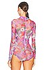 view 4 of 6 ボディスーツ in Pink Multi