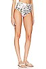 view 2 of 4 BAS DE MAILLOT DE BAIN JASMIN HIGH WAIST in White