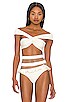 view 1 of 4 Off-the-Shoulder Bikini Top in Ivory