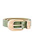 view 3 of 3 Tulsa Belt in Green Croc
