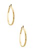 view 1 of 2 Cry Baby Hoops in Gold