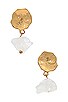 view 1 of 2 BRINCOS TARO in Gold