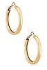 view 1 of 3 Gretchen Hoops in Gold