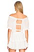 view 3 of 4 QUINN 탑 in White Checks Eyelet