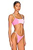 view 2 of 4 KAROL 비키니 탑 in Hibiscus Peach